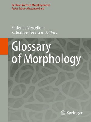 cover image of Glossary of Morphology